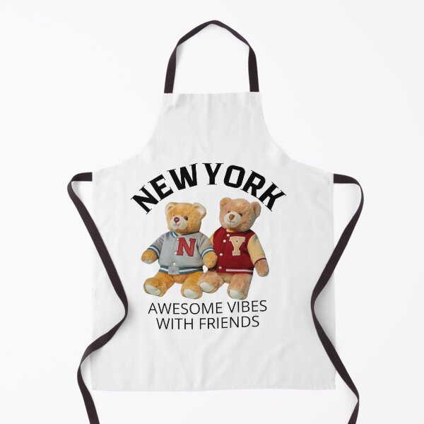 Item preview, Two Cool Teddy Bears in New York College Jackets | Fun Vibes with Friends Design designed and sold by Colorful-Garden.