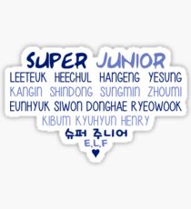 Super Junior Heart Sticker