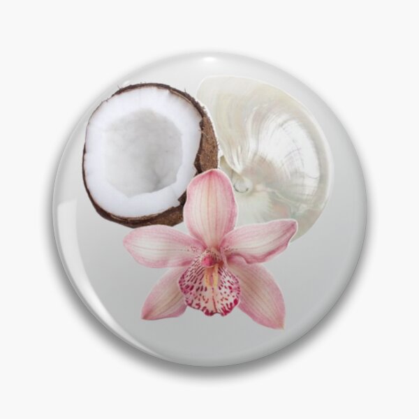 Item preview, Coconut Flower Lily Pearl Abstract Print Coquette  designed and sold by DALdesignstore.