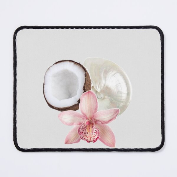 Item preview, Coconut Flower Lily Pearl Abstract Print Coquette designed and sold by DALdesignstore.