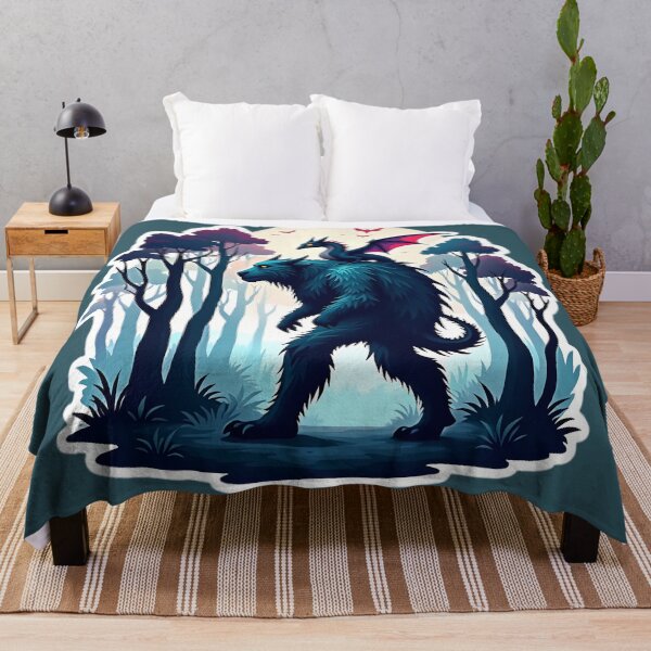 Item preview, Werewolf and dragon in the forest designed and sold by Astralia.