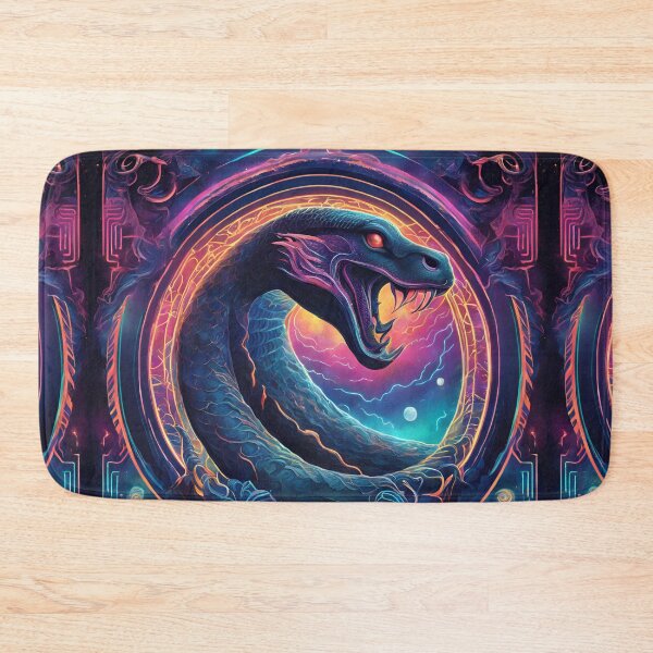 Item preview, Ancient Serpent Art: Mystical Snake Design Inspired by Mythology designed and sold by Cosmic Enigma.