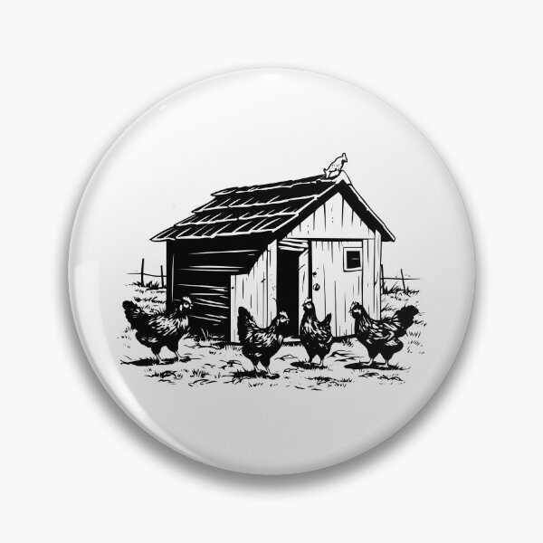 Item preview, Chicken Coop Poultry House Pen Roosting Area Urban Farm designed and sold by inkoutninja.