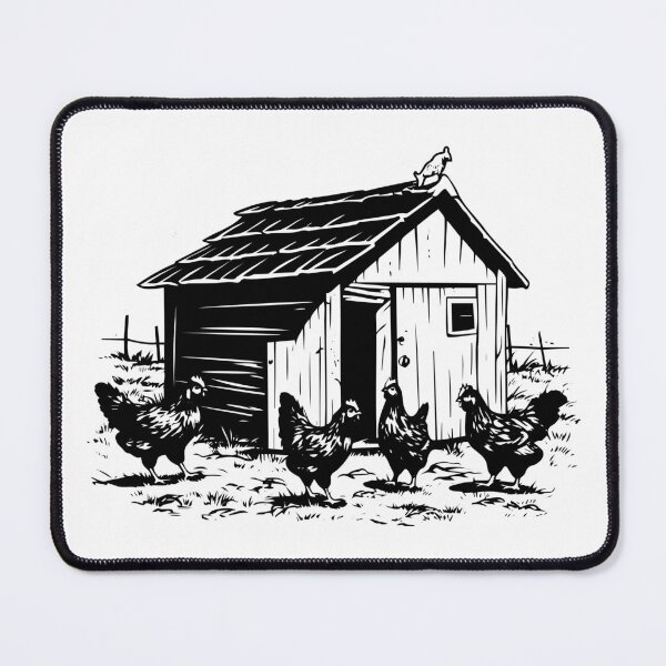 Item preview, Chicken Coop Poultry House Pen Roosting Area Urban Farm designed and sold by inkoutninja.