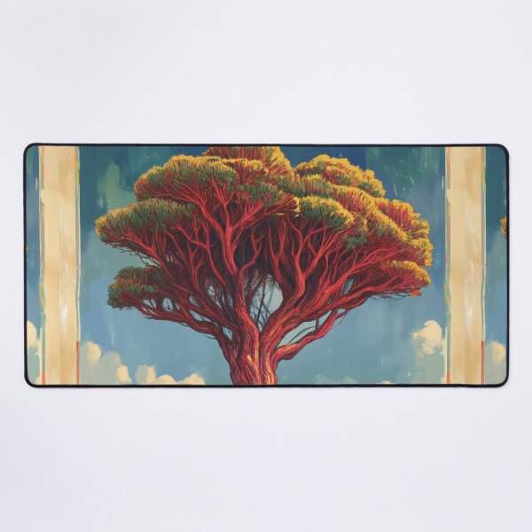 Item preview, Socotra Island Dragon’s Blood Tree Vintage Travel Poster designed and sold by digitalvintage.