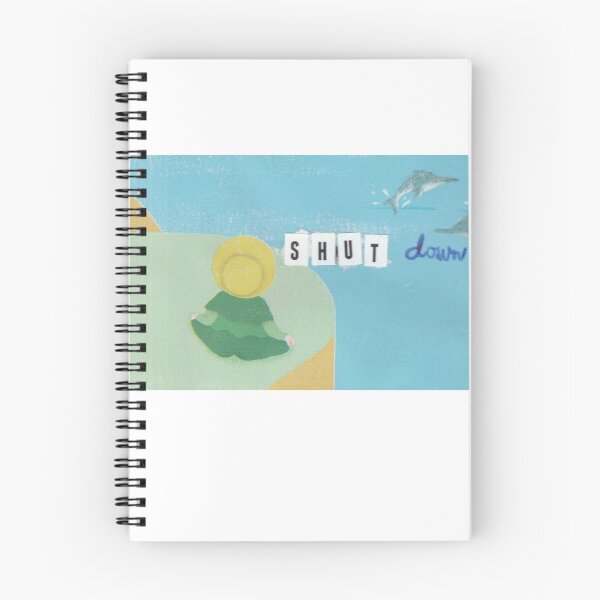 Item preview, Shut down rest relax meditation dolphin collage designed and sold by holaitssher.