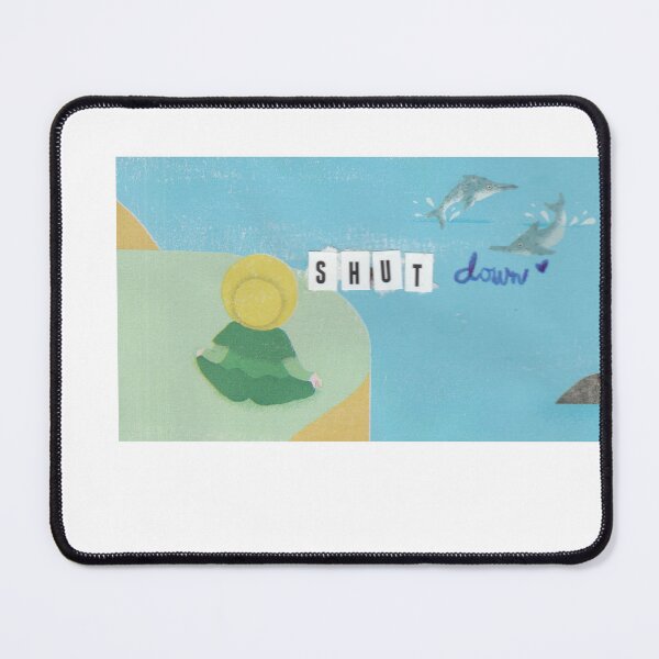 Item preview, Shut down rest relax meditation dolphin collage designed and sold by holaitssher.