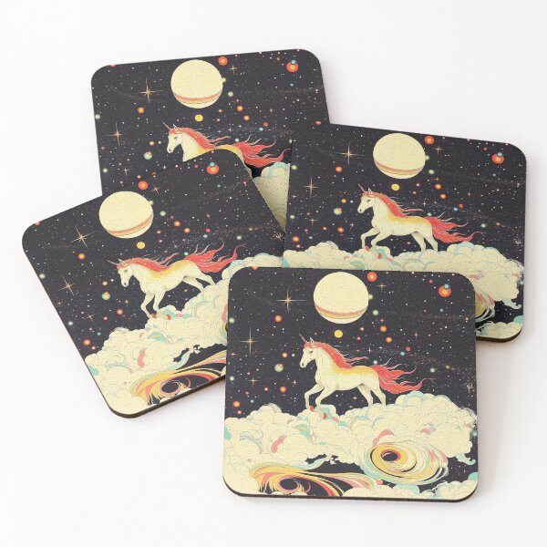 Item preview, Unicorn Running in Space designed and sold by GagamellGray.