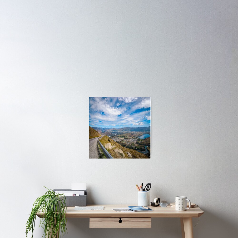 Spectacular Mountain Range from The Remarkable access road Poster