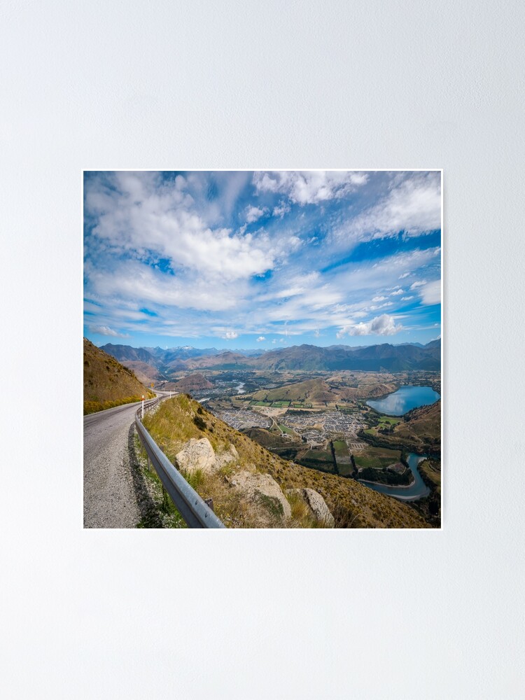 Alternate view of Spectacular Mountain Range from The Remarkable access road Poster