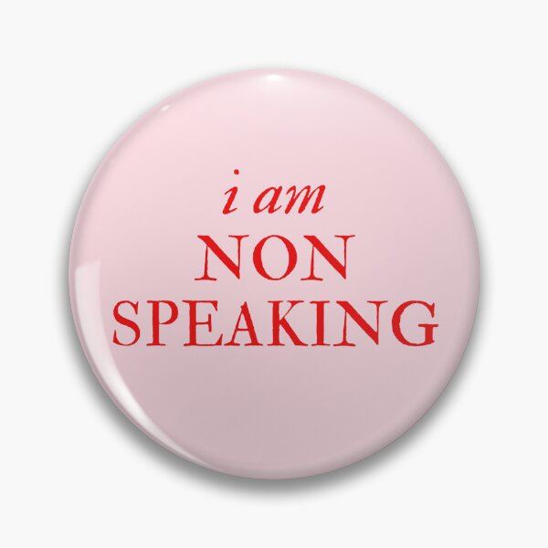 Item preview, i am non speaking - Disability Support designed and sold by mydoodlesateme.