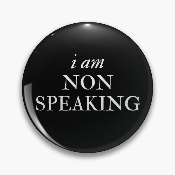 Item preview, i am non speaking - Disability Support designed and sold by mydoodlesateme.