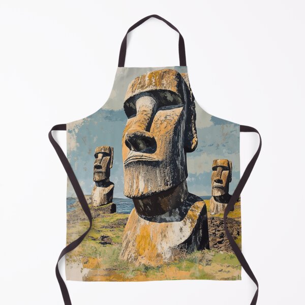 Item preview, Easter Island Vintage Travel Poster designed and sold by digitalvintage.