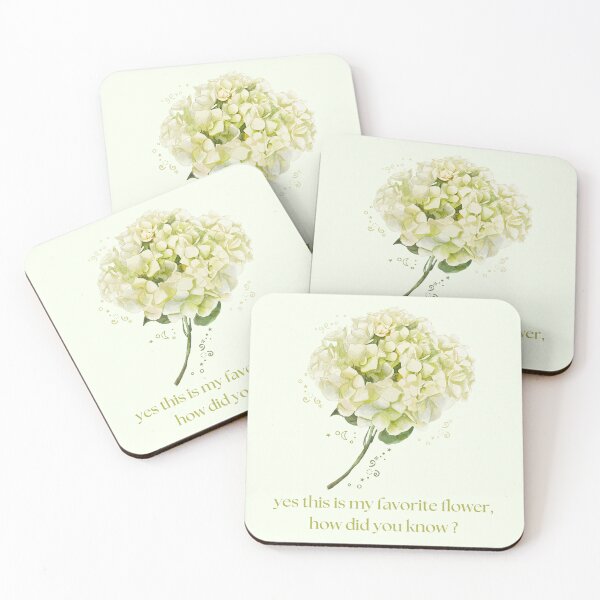 Item preview, "Hydrangea is my favorite flower..." designed and sold by Daintywear.
