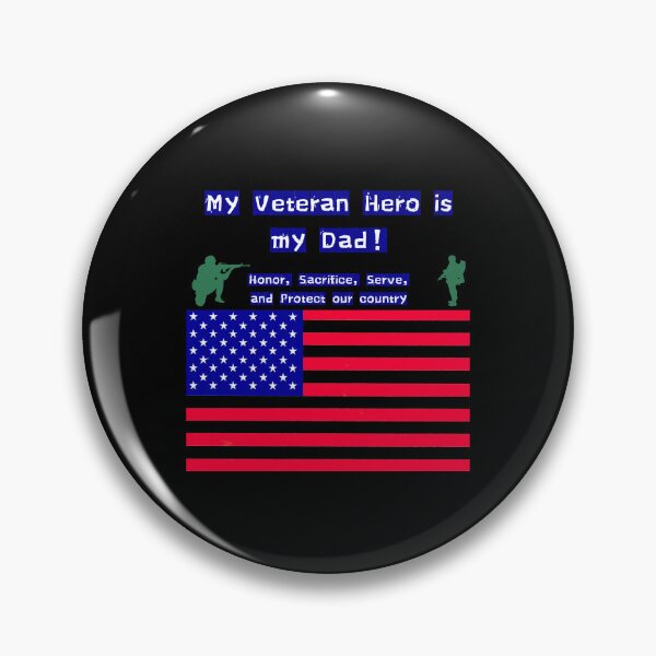 Item preview, My Veteran Hero is my Dad! designed and sold by POSITIVE4EVA.