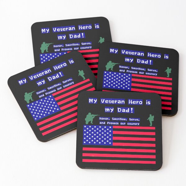 Item preview, My Veteran Hero is my Dad! designed and sold by POSITIVE4EVA.