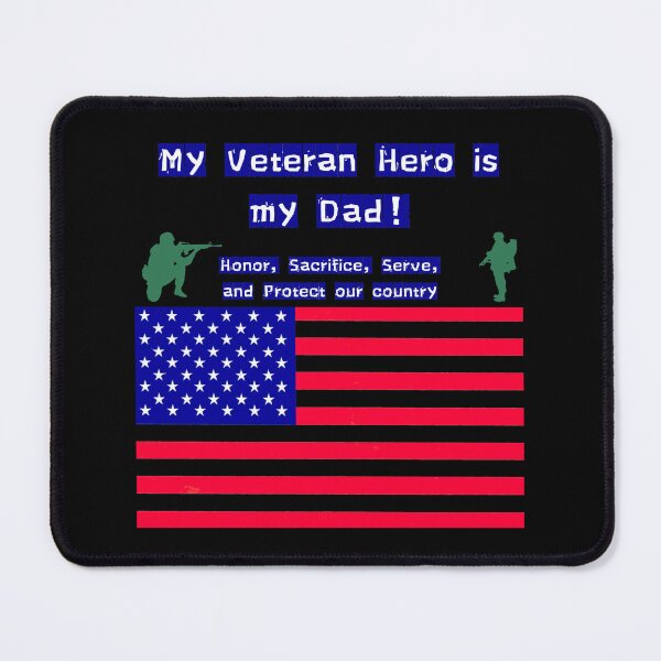 Item preview, My Veteran Hero is my Dad! designed and sold by POSITIVE4EVA.