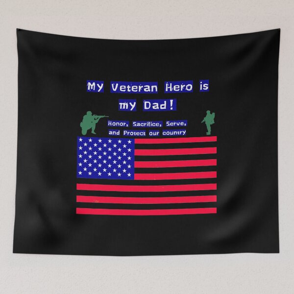 Item preview, My Veteran Hero is my Dad! designed and sold by POSITIVE4EVA.