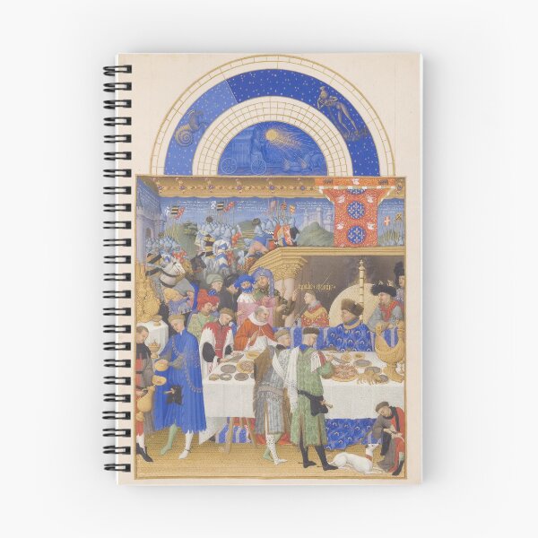 Item preview, January from Très Riches Heures de Jean de Berry designed and sold by Medievalists.net.