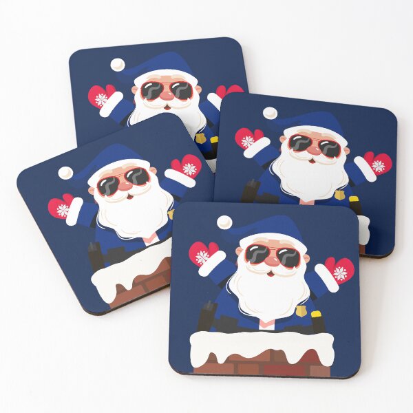 Item preview, Police Navidad Santa designed and sold by OnlyCops.