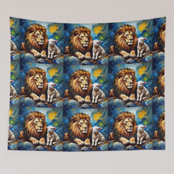 Item preview, Lion and Lamb designed and sold by Savannah Gibbs.