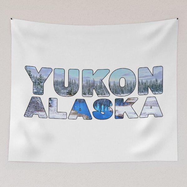 Item preview, YUKON Alaska - USA Beautiful Day Snowy Scenery designed and sold by Adam Gormley.