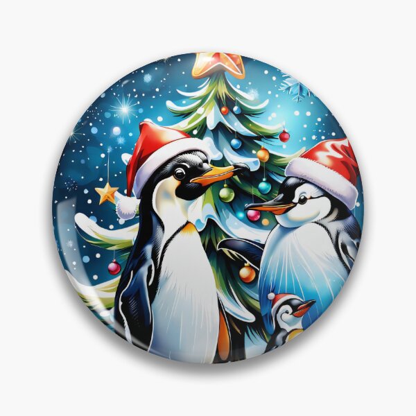 Item preview, Cute penguins in a cheerful cartoon style designed and sold by nicky2342.