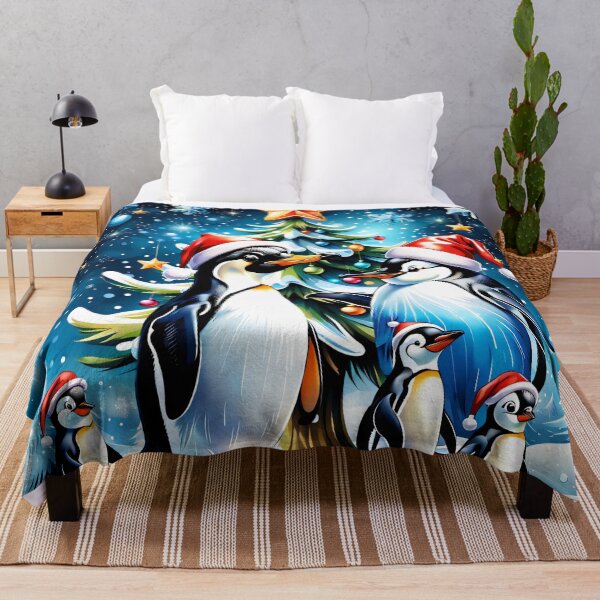 Item preview, Cute penguins in a cheerful cartoon style designed and sold by nicky2342.