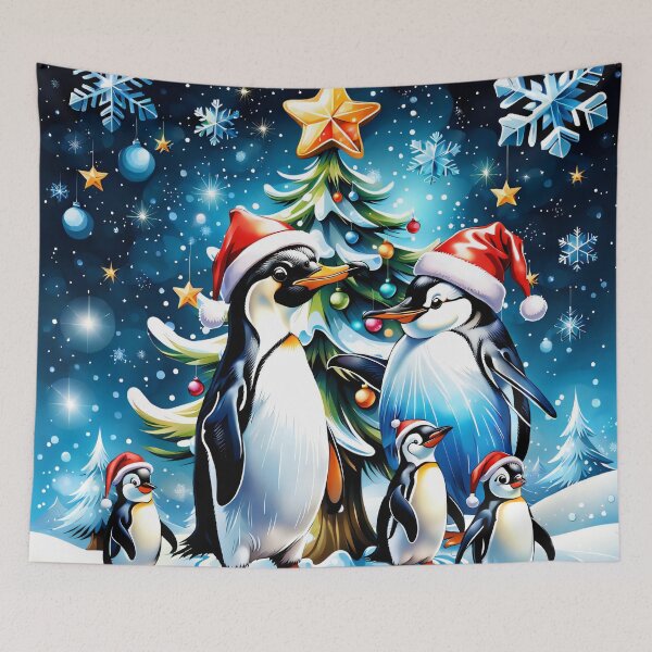 Item preview, Cute penguins in a cheerful cartoon style designed and sold by nicky2342.