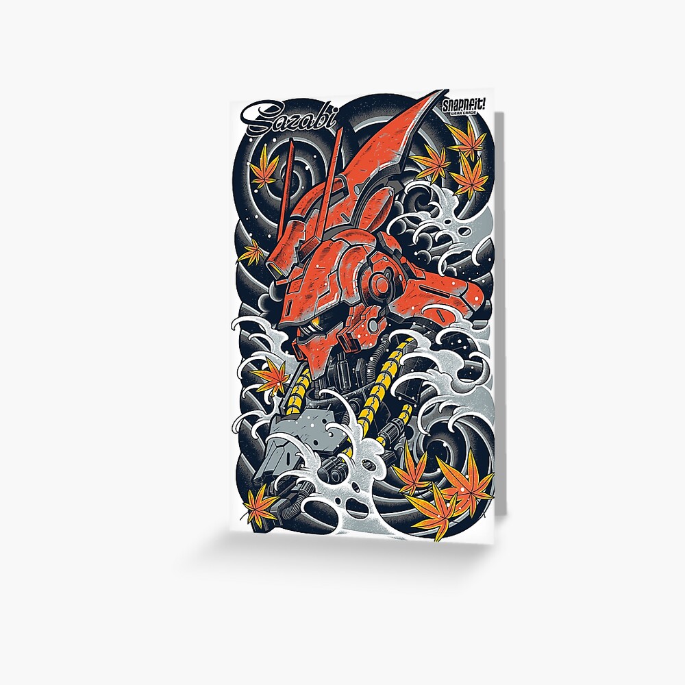 Sazabi Awesome Greeting Card