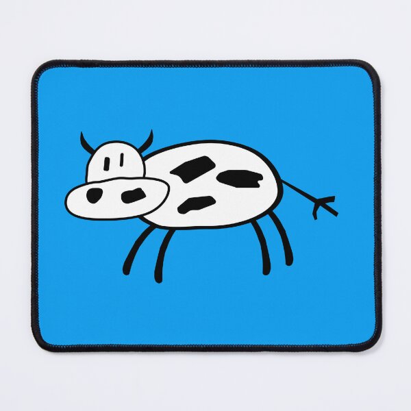 Item preview, Cow Sketch Blue designed and sold by TheUglySpud.