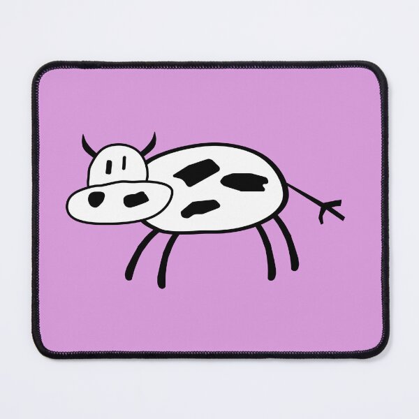Item preview, Cow Sketch Pink designed and sold by TheUglySpud.
