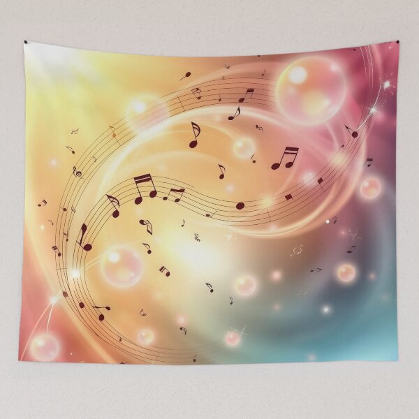 Item preview, Music pattern #154 designed and sold by Kaleidoscope Print.
