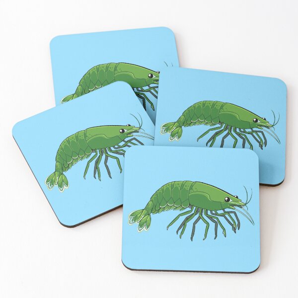 Item preview, Cherry Shrimp (Green) designed and sold by DinoDoggie.