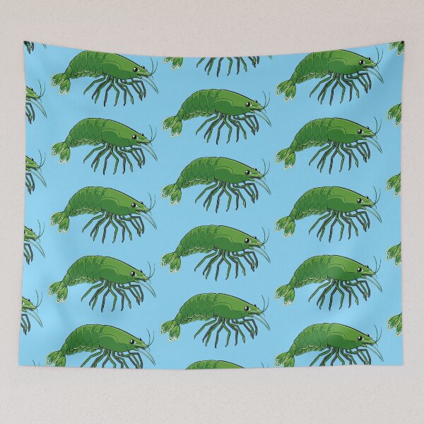 Item preview, Cherry Shrimp (Green) designed and sold by DinoDoggie.