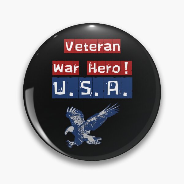 Item preview, Veteran War Hero! U.S.A. designed and sold by POSITIVE4EVA.