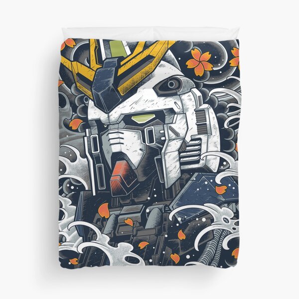 Nu Gundam Awesome Duvet Cover