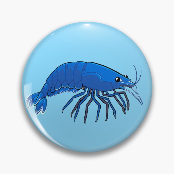 Item preview, Cherry Shrimp (Blue) designed and sold by DinoDoggie.
