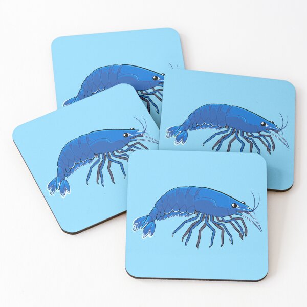 Item preview, Cherry Shrimp (Blue) designed and sold by DinoDoggie.