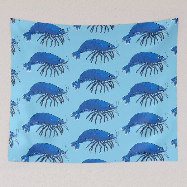 Item preview, Cherry Shrimp (Blue) designed and sold by DinoDoggie.