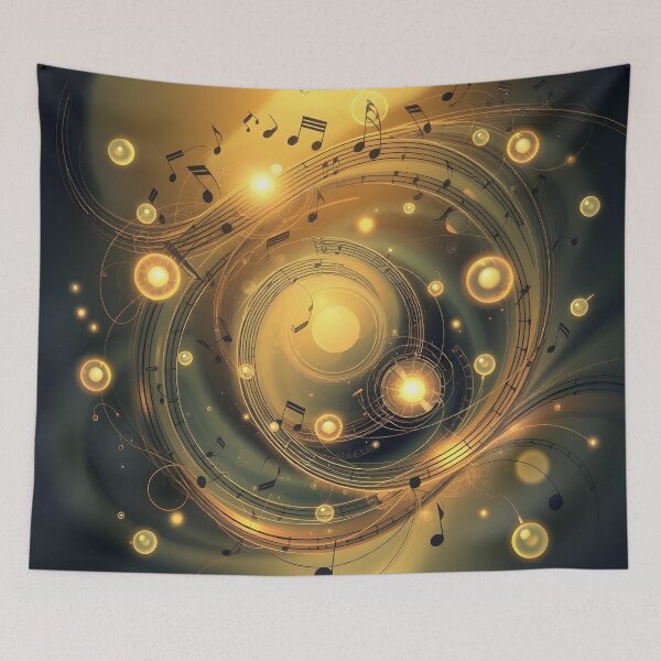 Item preview, Music pattern #156 designed and sold by Kaleidoscope Print.