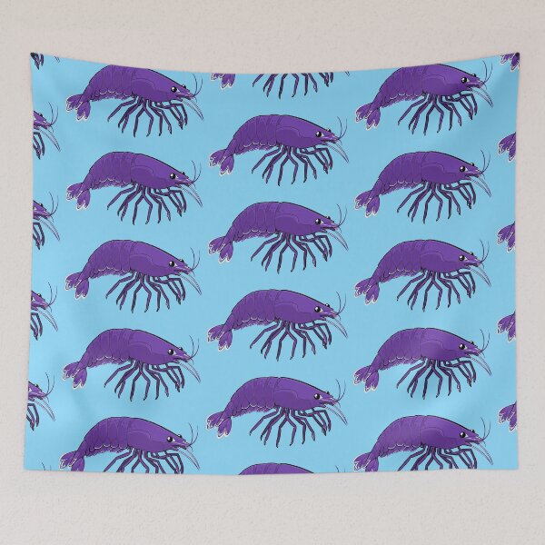 Item preview, Cherry Shrimp (Purple) designed and sold by DinoDoggie.