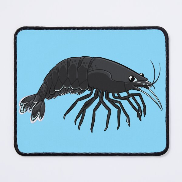 Item preview, Cherry Shrimp (Black) designed and sold by DinoDoggie.