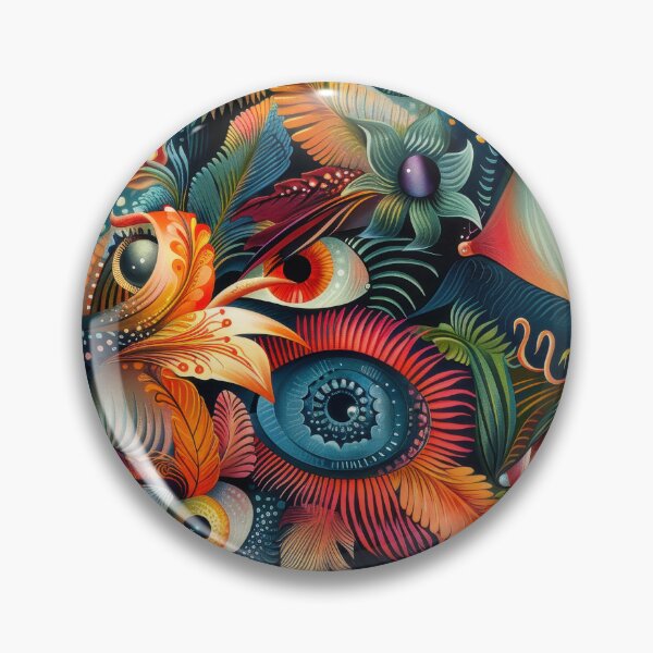 Item preview, Fantastical Eye-Catching Creatures Seamless Pattern designed and sold by digitalvintage.