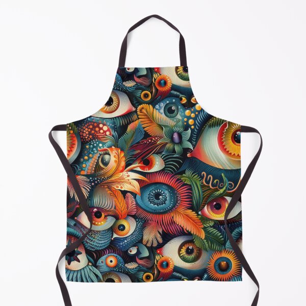 Item preview, Fantastical Eye-Catching Creatures Seamless Pattern designed and sold by digitalvintage.
