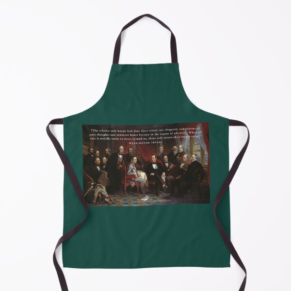Item preview, Washington Irving quote: The scholar only knows how dear these silent, yet eloquent, companions of pure thoughts and innocent hours... designed and sold by artbleed.