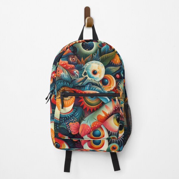 Item preview, Fantastical Eye-Catching Creatures Seamless Pattern designed and sold by digitalvintage.