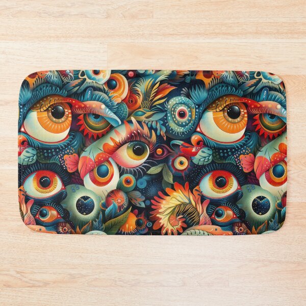 Item preview, Fantastical Eye-Catching Creatures Seamless Pattern designed and sold by digitalvintage.