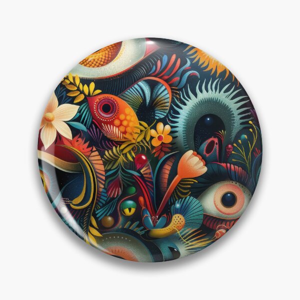 Item preview, Fantastical Eye-Catching Creatures Seamless Pattern designed and sold by digitalvintage.