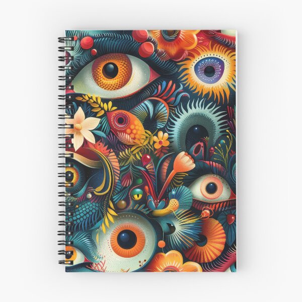 Item preview, Fantastical Eye-Catching Creatures Seamless Pattern designed and sold by digitalvintage.